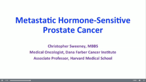 Advances in Hormone Sensitive Prostate Cancer Treatments with Dr. Chris Sweeney